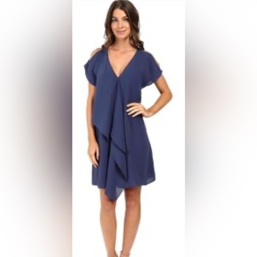 Adrianna Papell Cold Shoulder Drape Dress (Holly's Personal Collection)